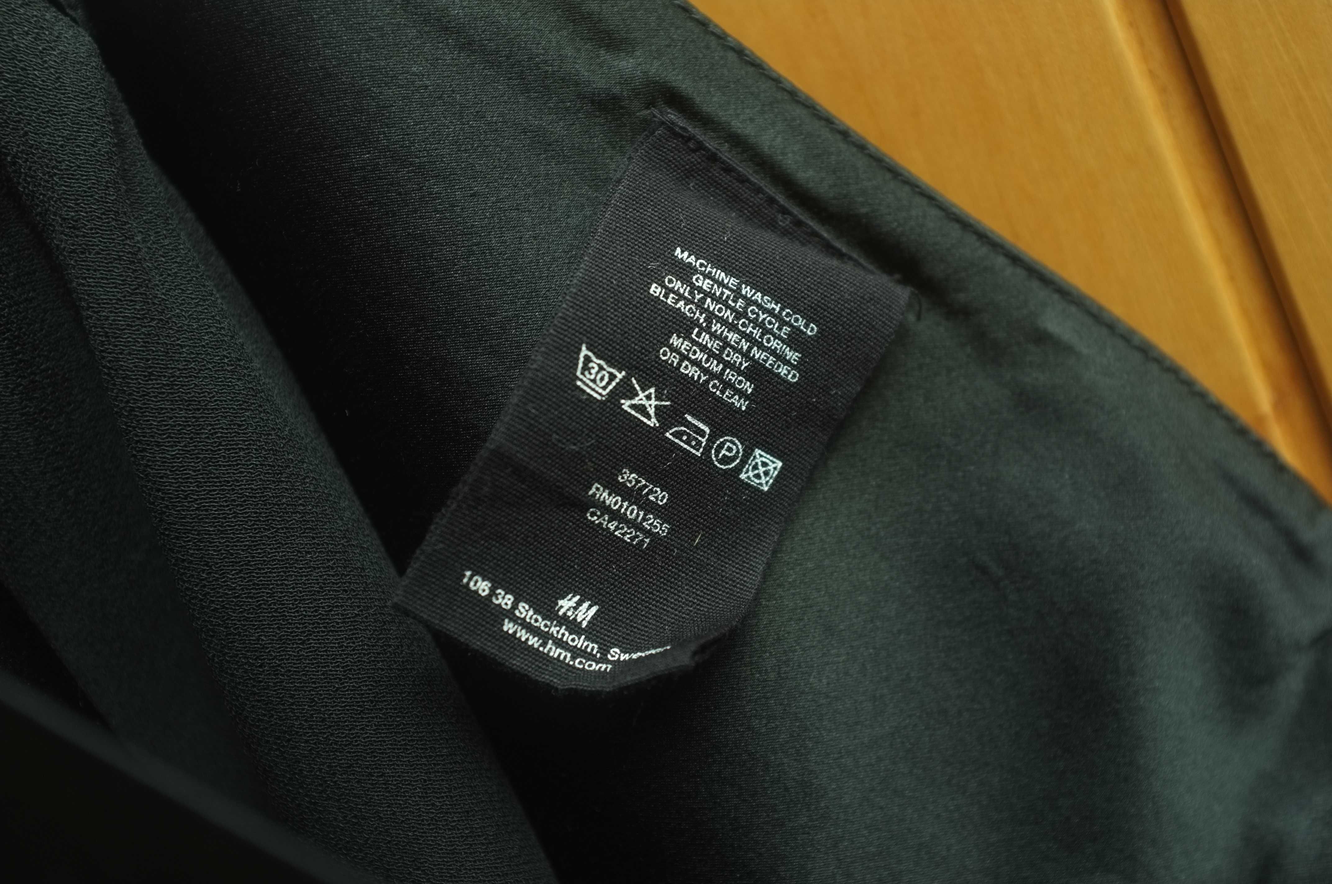 jedwabna 100% wizytowa czarna ołówkowa spódnica Stella McCartney 36