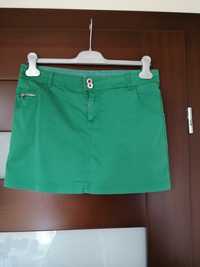 Zielona spódniczka mini