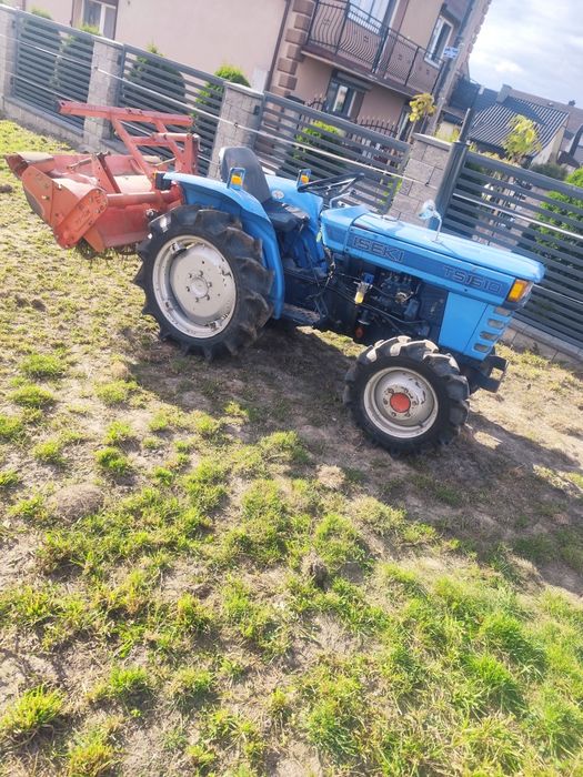 Usługi glebogryzarka mini traktorem.