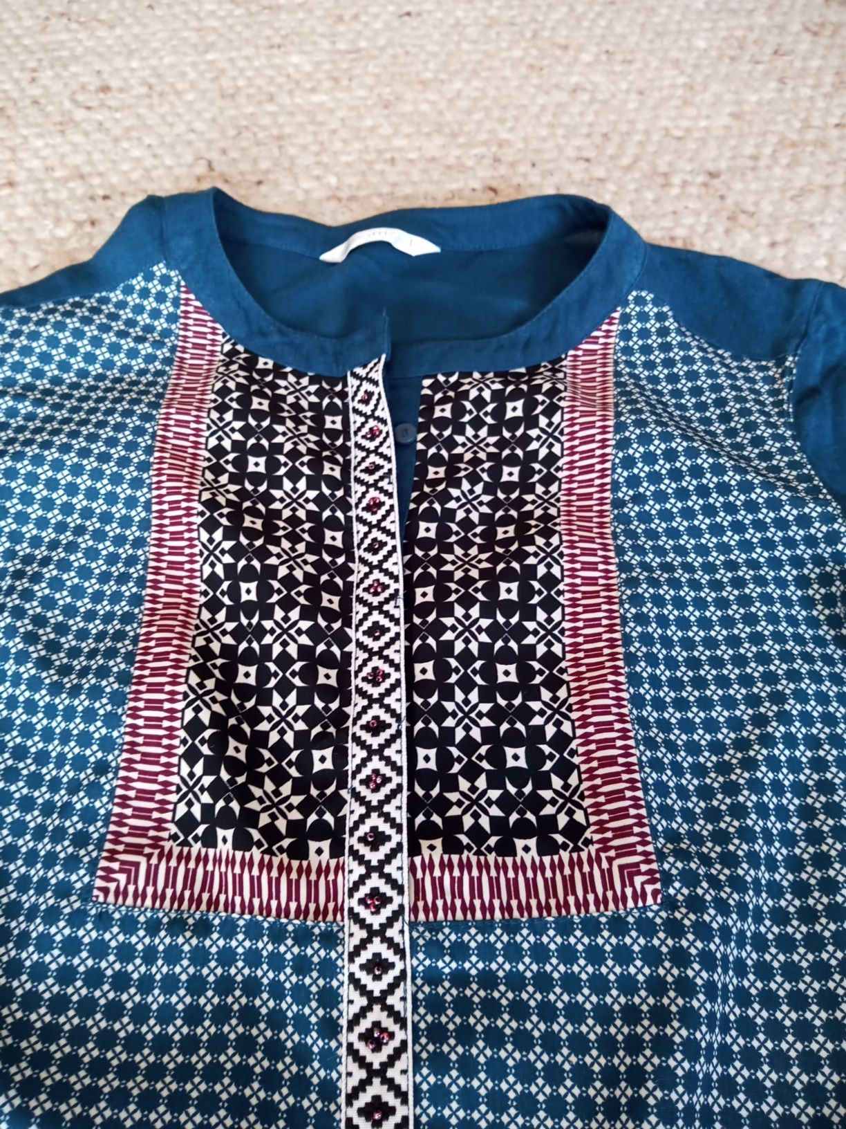 Sukienka letnia boho/kolor morski