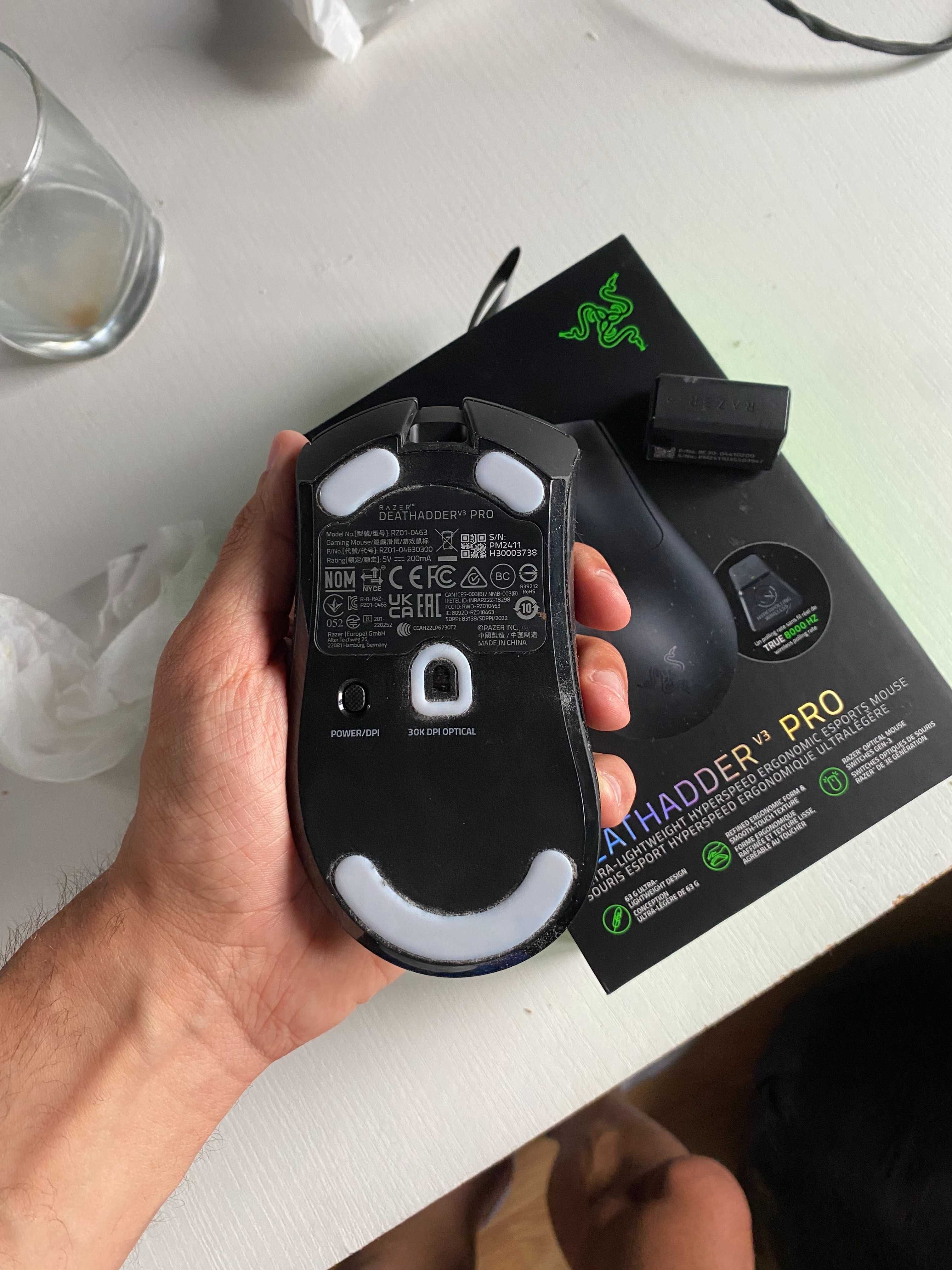 Razer DeathAdder V3 Pro + HyperPolling Dongle