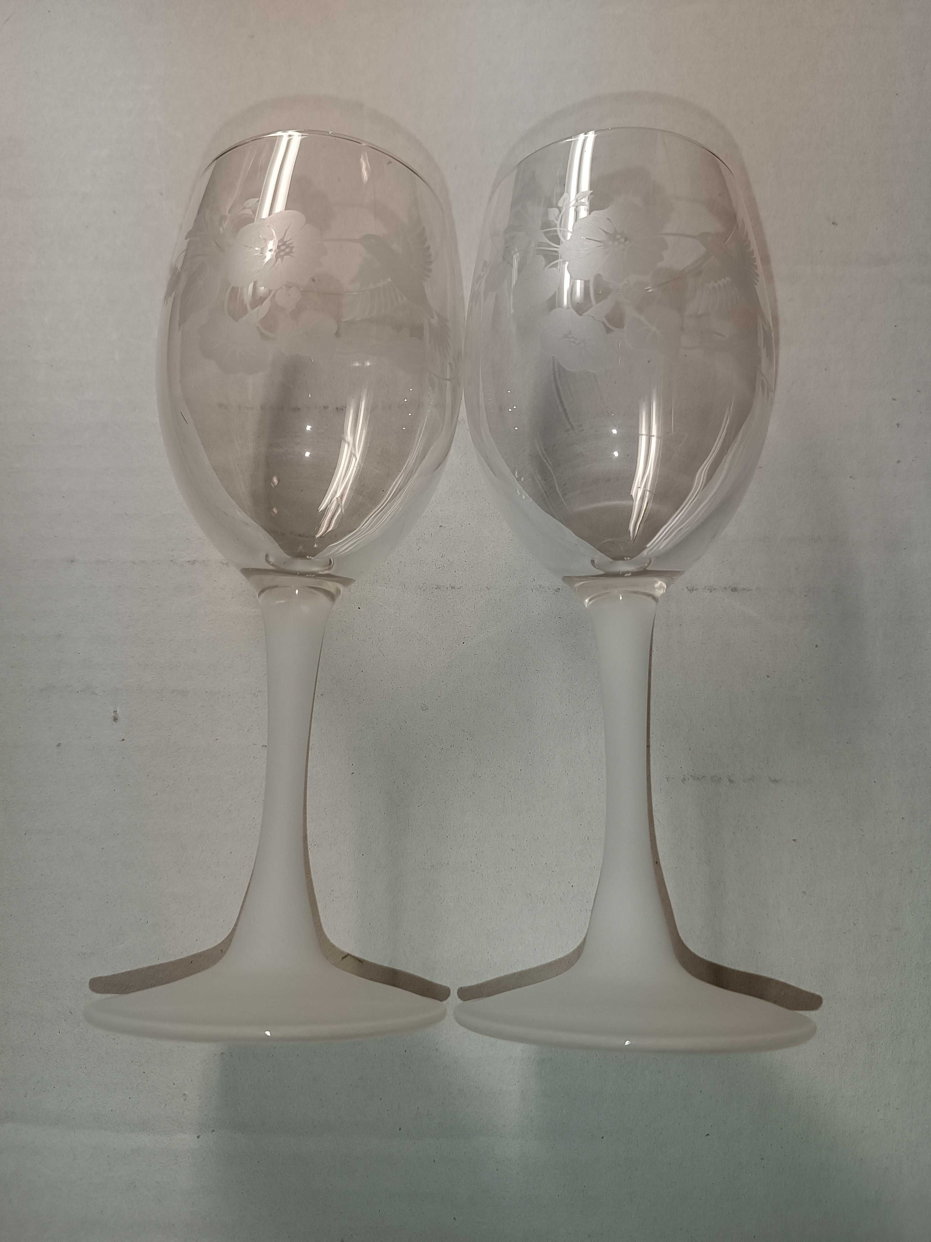 Copos Cristal Vinho Branco Coleção Colibri