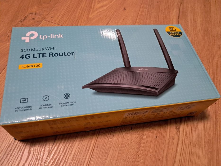 Router TP-Link TL-MR100 4G LTE 300 Mbps WiFi SIM stan idealny DOSTAWA