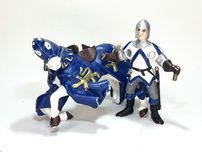 Cavalo do Rei Ricardo & Cavaleiro (Medieval) Figuras Papo