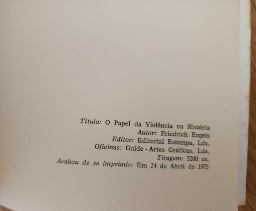 O Papel da Violência na História - Friedrich Engels