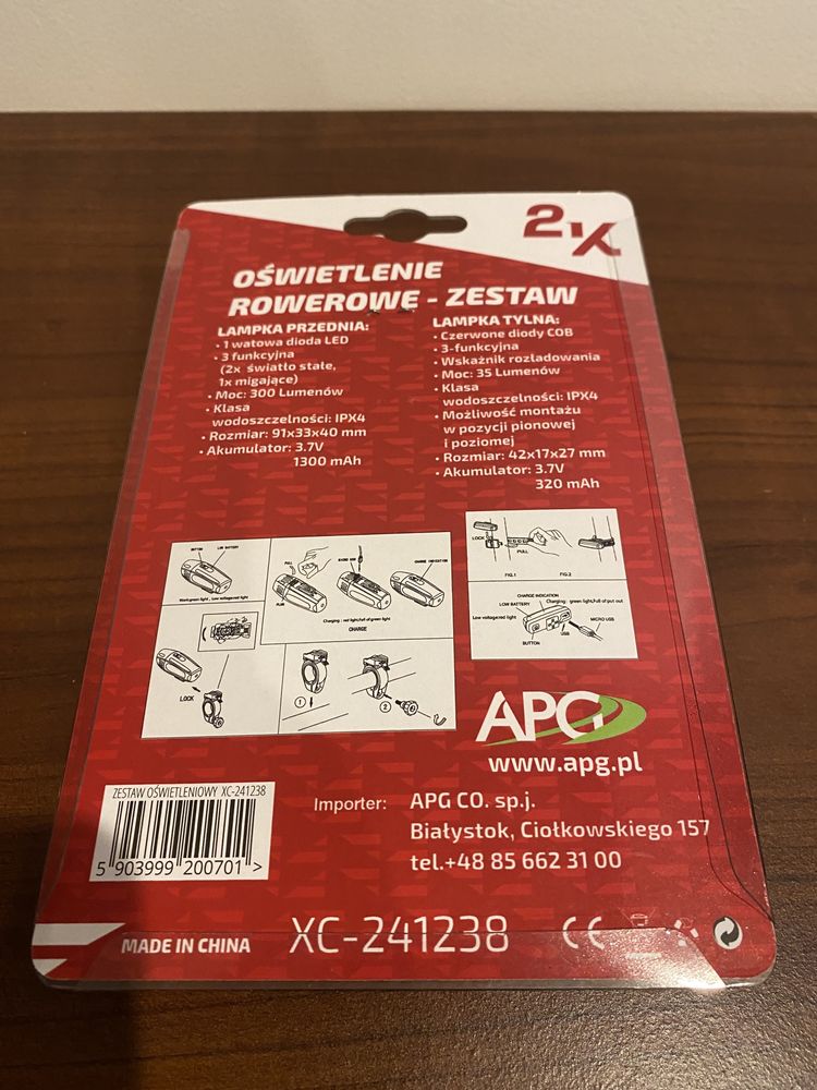 Zestaw oświetlenia 2K XC-241238 USB