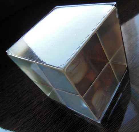 Фоторамка куб umbra ice 2.5х2.5" glass with stainless steel cube frame