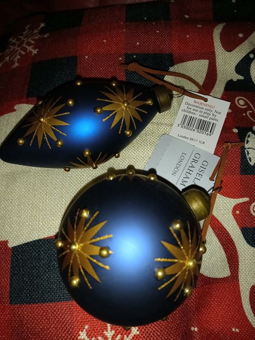 Новая Ёлочная Фигурная Игрушка и Шар •Волшебная ночь• London Англия