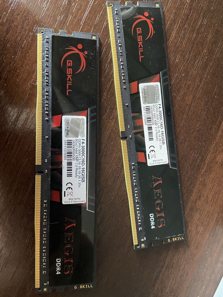 Оперативна память 16Gb 3000 Гц  DDR4 G.Skill
