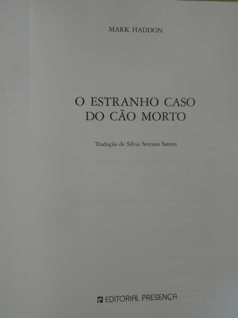 O Estranho Caso do Cão Morto de Mark Haddon