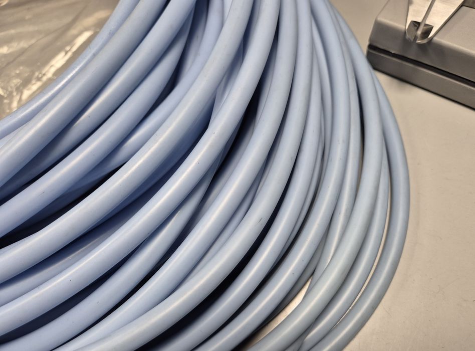 Mangueira Tubo Silicone cinza 9mm