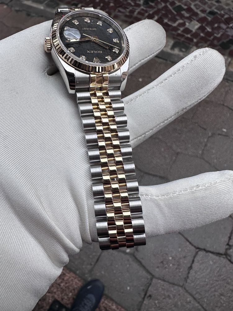 Rolex 116233 36mm steel/gold Diamonds