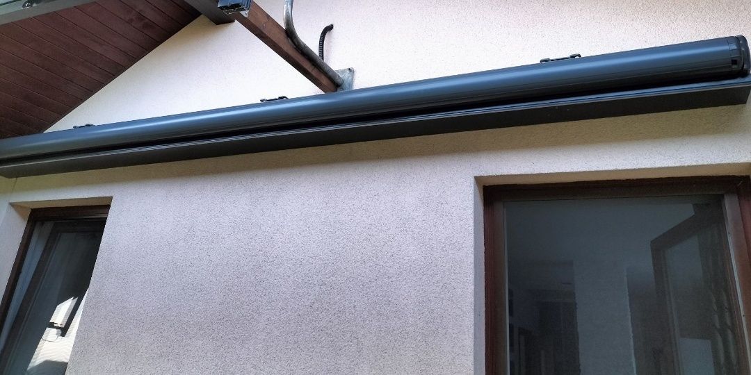 Markiza w kasecie automatyczna szerokość 410 cm, Markilux, chowana