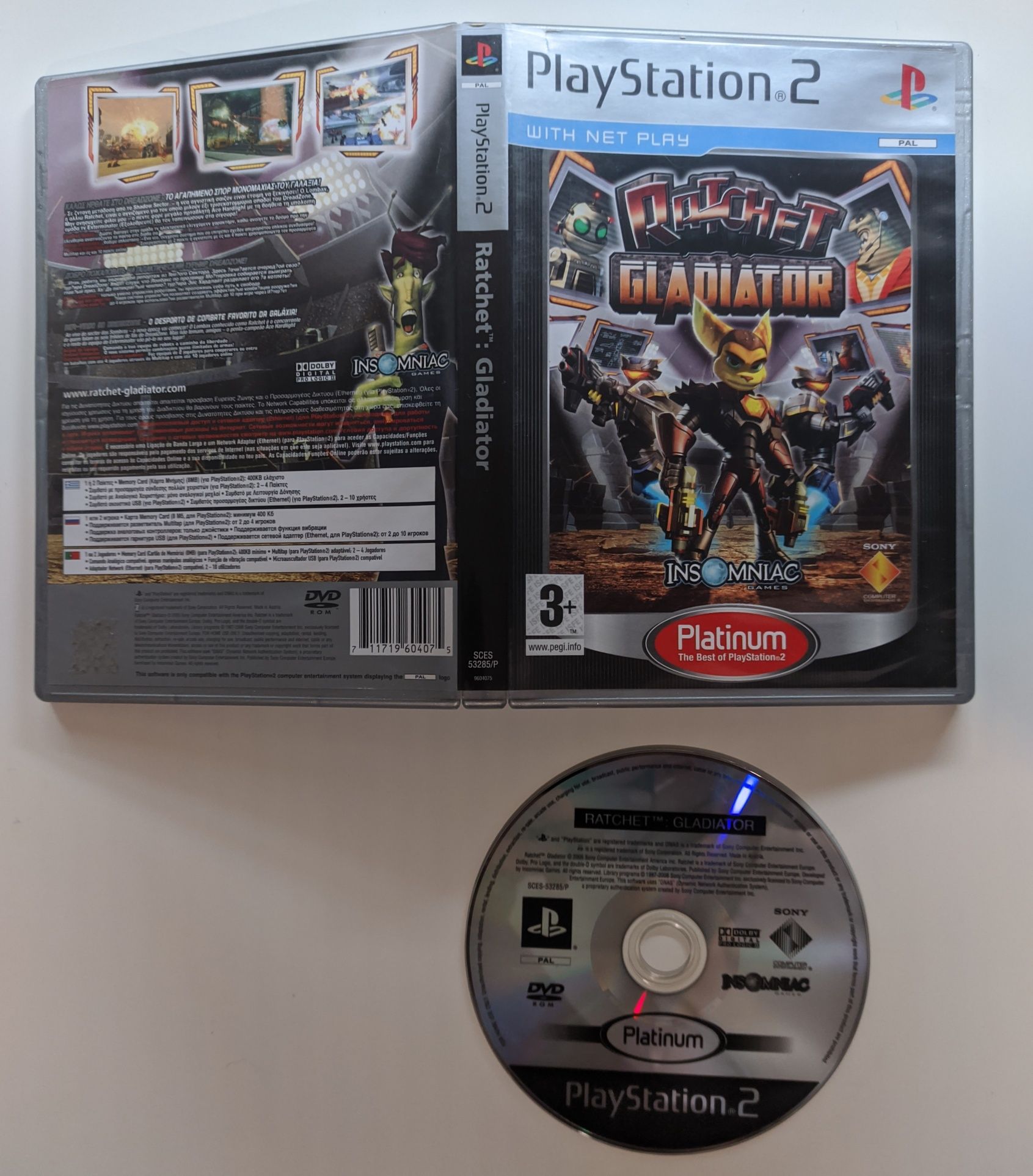 Ratchet Gladiator || PS2 || Impecável || S/ Manual