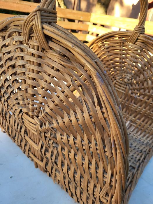 Koszyk wiklinowy do drzewa