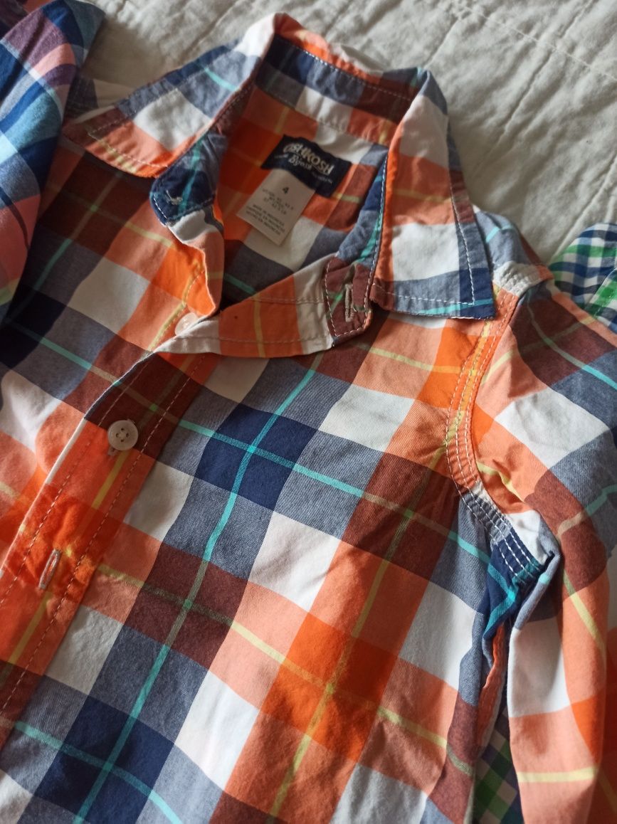 Camisas novas oshkosh para 4 anos