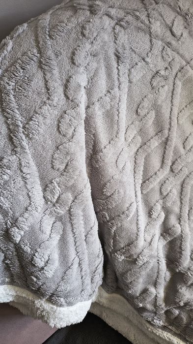 Koc baranek 200x220cm wzór z jednej strony