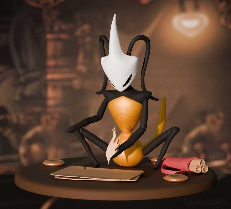Hollow Knight Silksong Lace Sherma Hornet Shakra Sherma Zote Фігурки