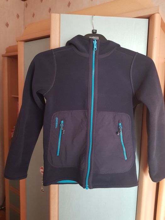 Куртка двустороння флисова  decathlon tribord...125-132см