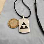 Colar Triforce Zelda Nintendo Tungstênio