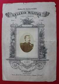 Rei D. Luís I foto capa Galeria Militar nº1 1878