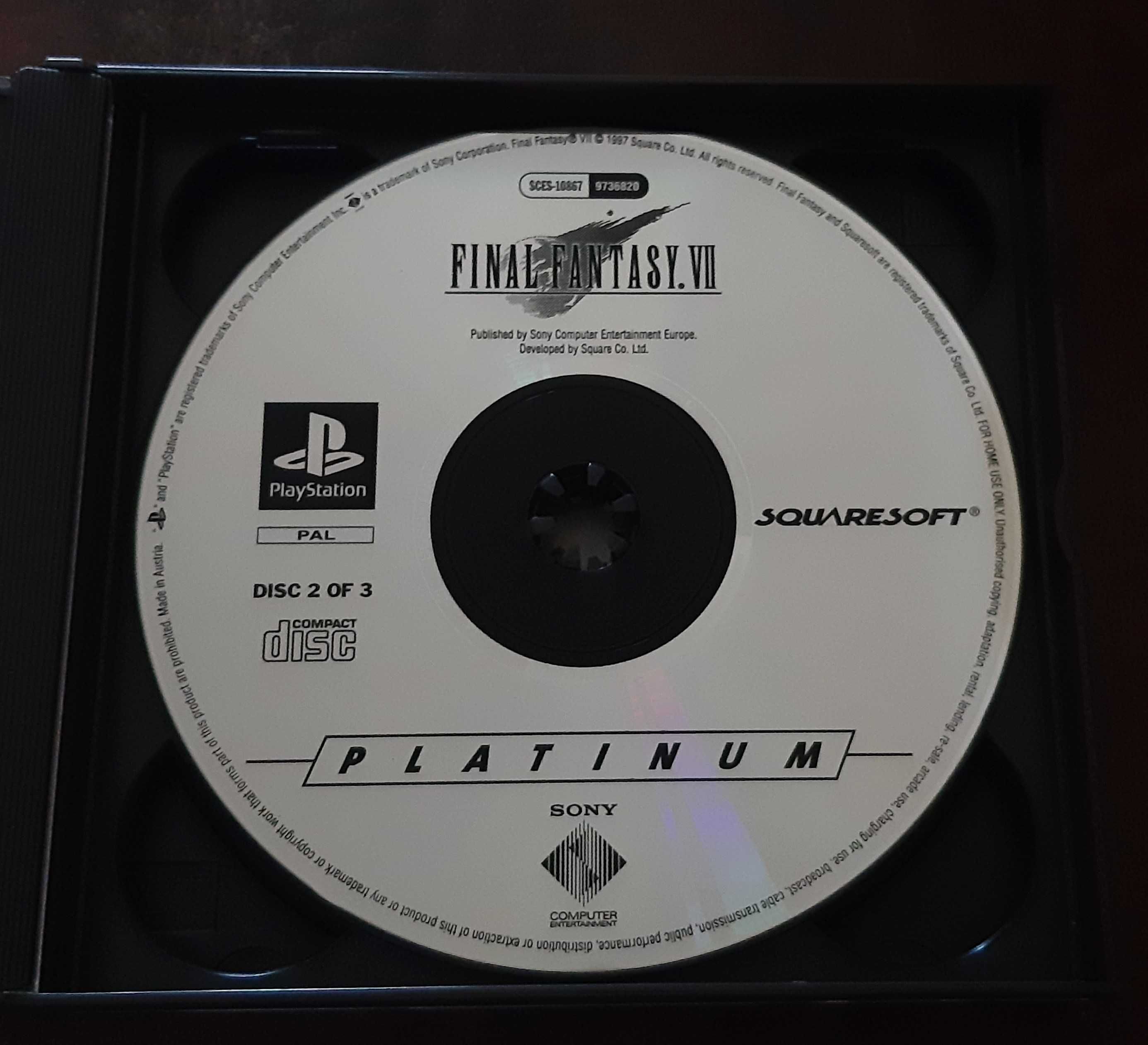 Final Fantasy VII - PlayStation (PAL) (Platinum)