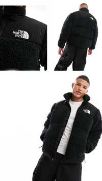 Куртка The North Face Nuptse hight pile down puffer jacket in black