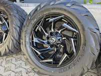 Koła aluminiowe R20x9 5x127,5x114.3 Reaction Gloss Black Milled Fuel
