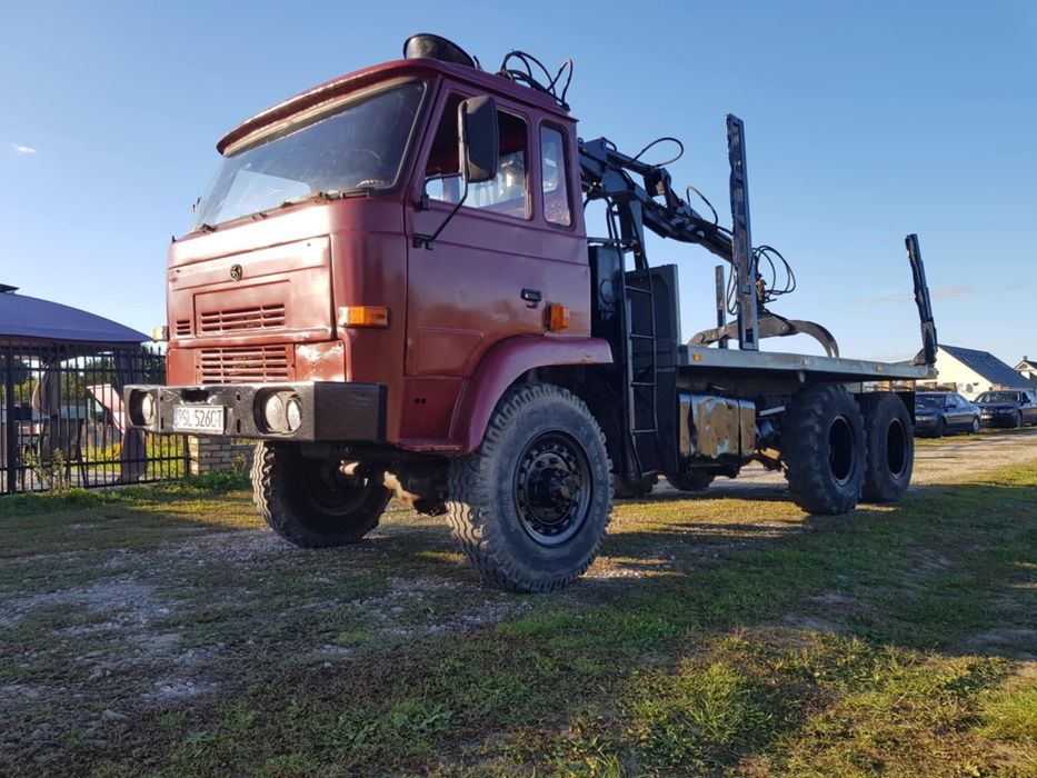 STAR 266, HDS, DZWIG, ŻURAW DO DREWNA, LASU 6X6 (200, 244, 742, 744)