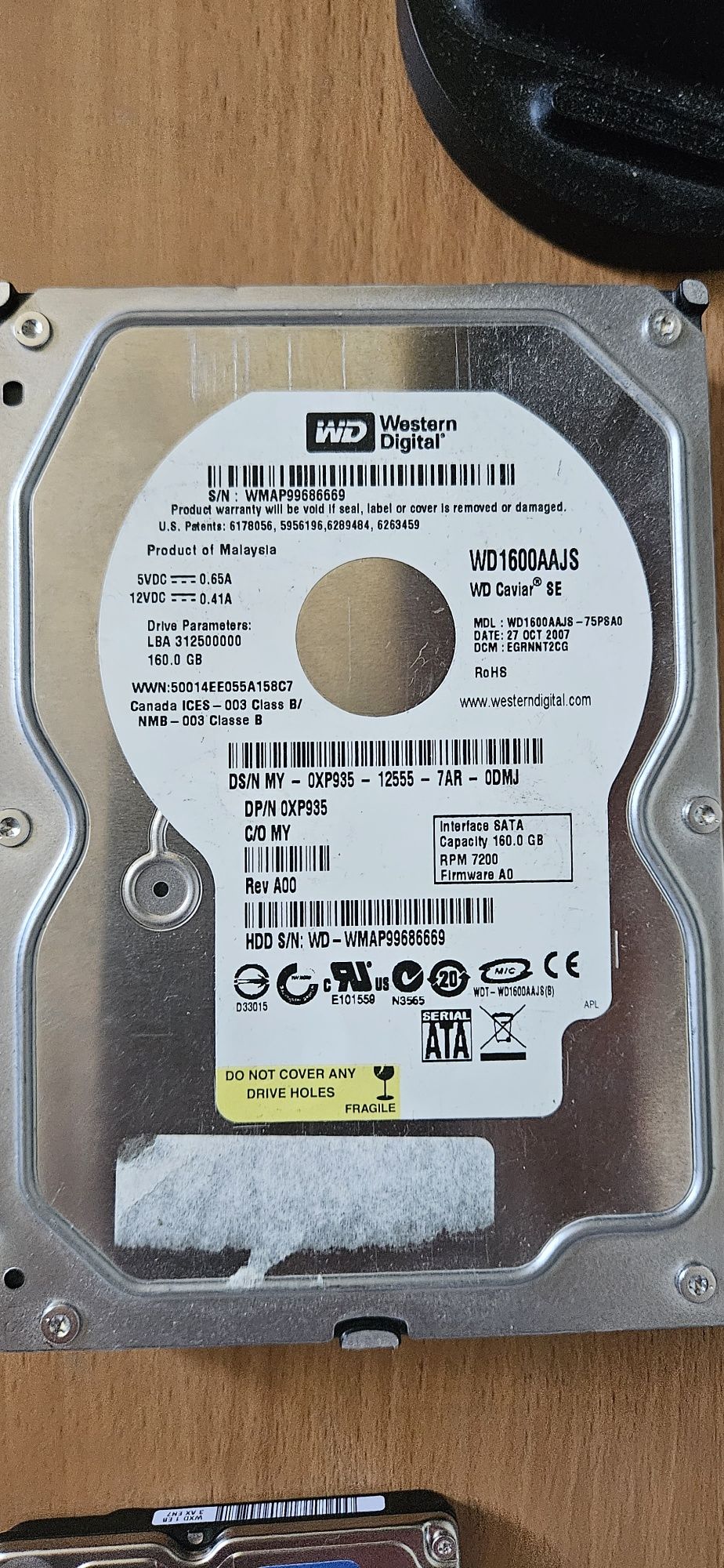 Жорсткий диск 2.5 для ноутбука hdd 320gb