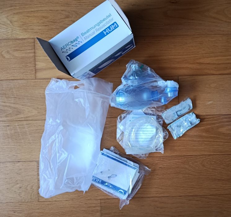 Ressuscitador Manual Aerobag marca Hum