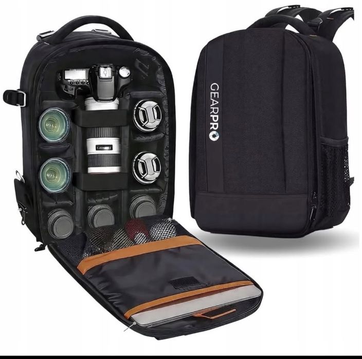 Plecak fotograficzny GearPro – jak nowy
