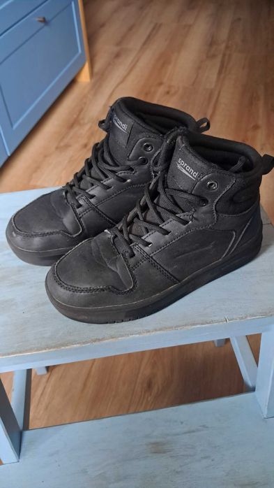 Czarne sneakersy Sprandi 34 wysokie