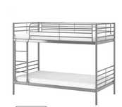 Metalowa rama łóżka piętrowego IKEA SVÄRTA