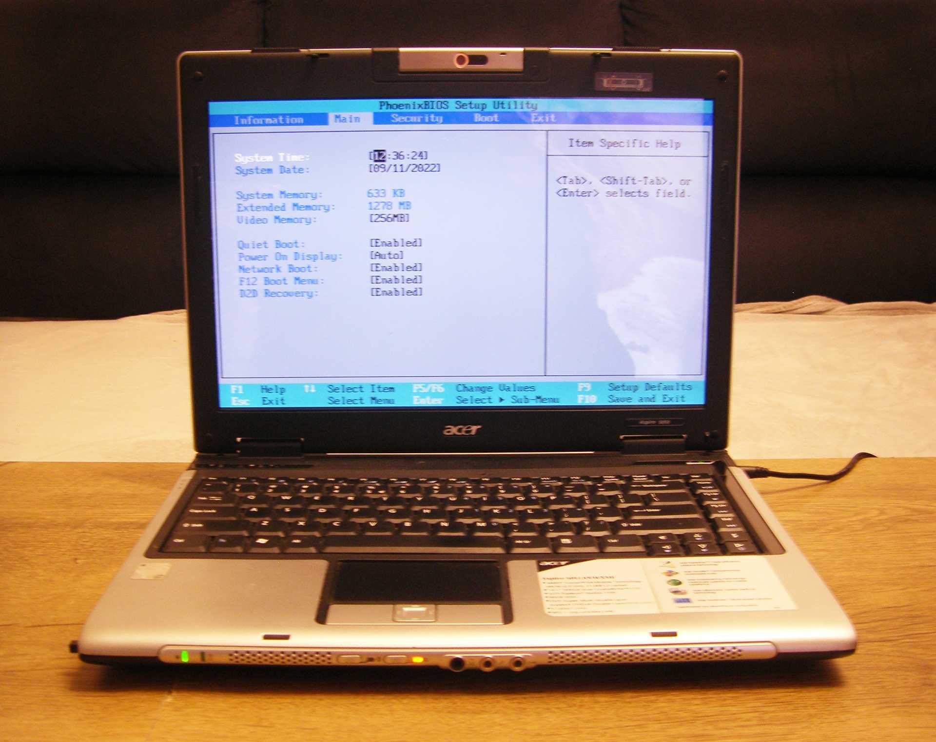 Laptop Acer Aspire 5050 14 cali, dysk twardy 1 TB