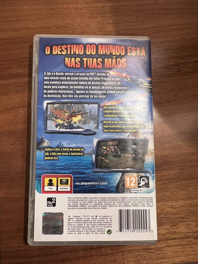 Jogo Consola PSP - Jak&Daxter A Fronteira Perdida