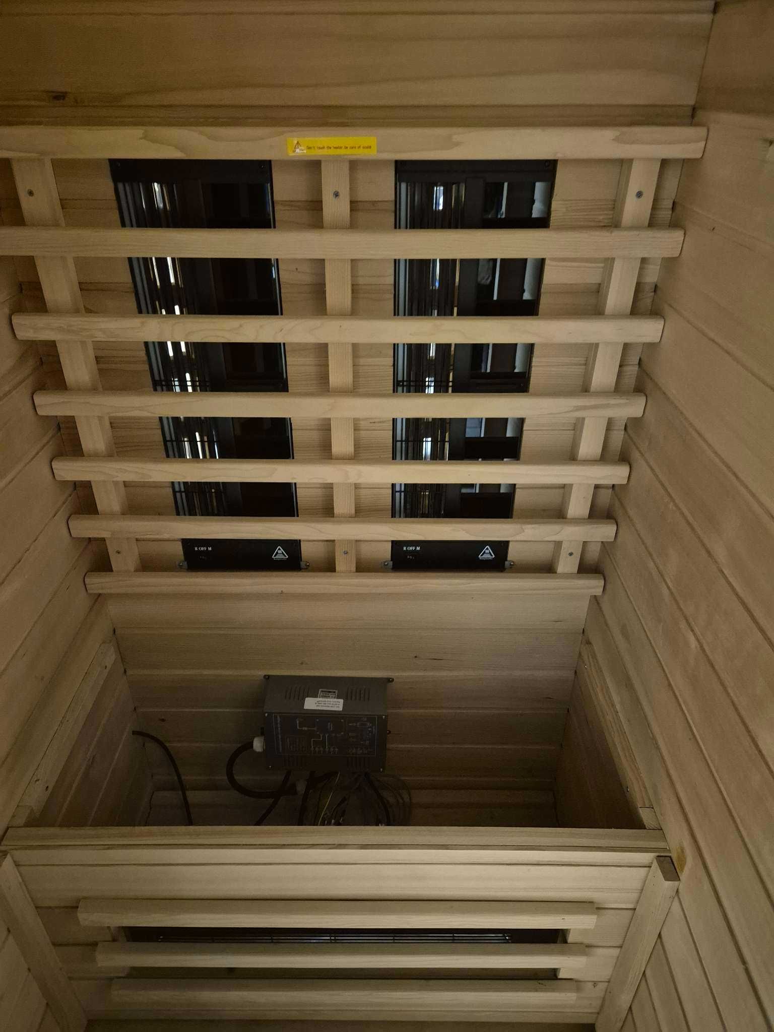 Sauna INFRARED infrarot podczerwień full spectrum swiatło czerwone 2w1