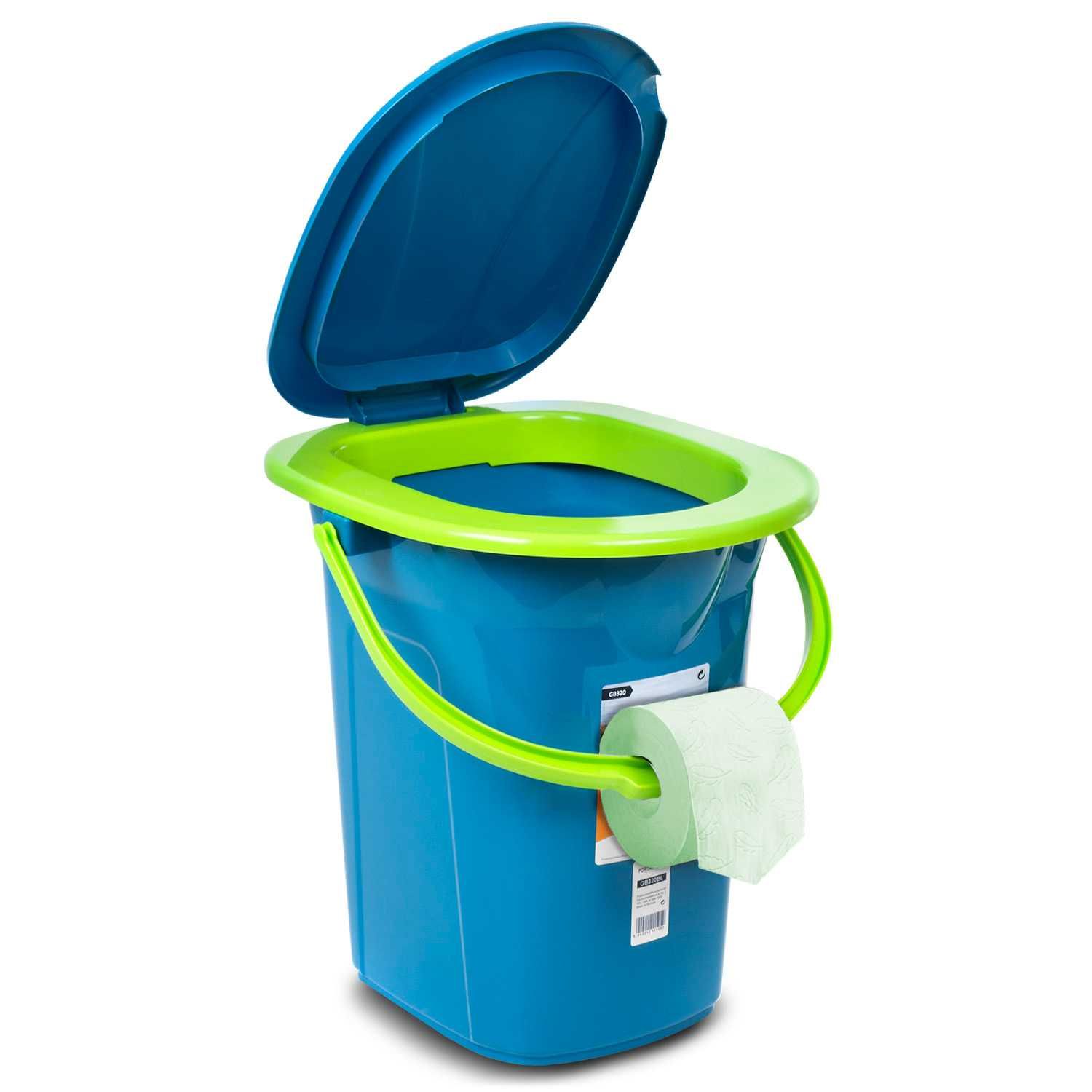 Toaleta przenośna turystyczna wiadro WC 19L GreenBlue GB320BL