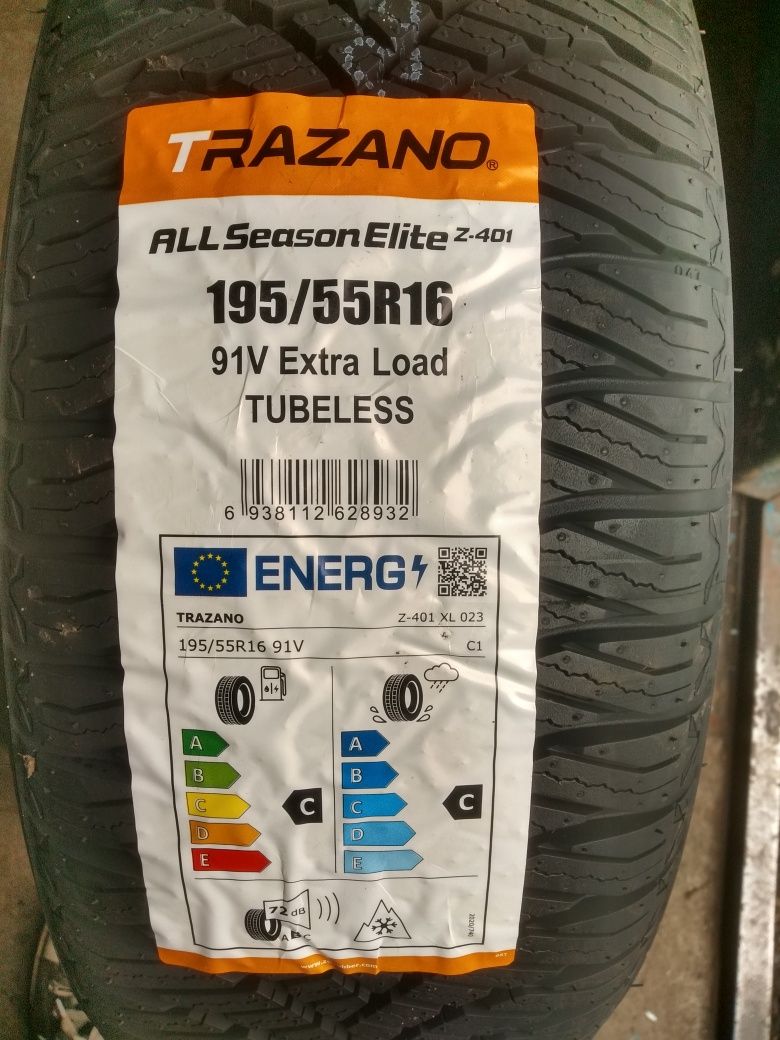 Nowe opony całoroczne Trazano 195/55R16. MONTAŻ GRATIS !!!