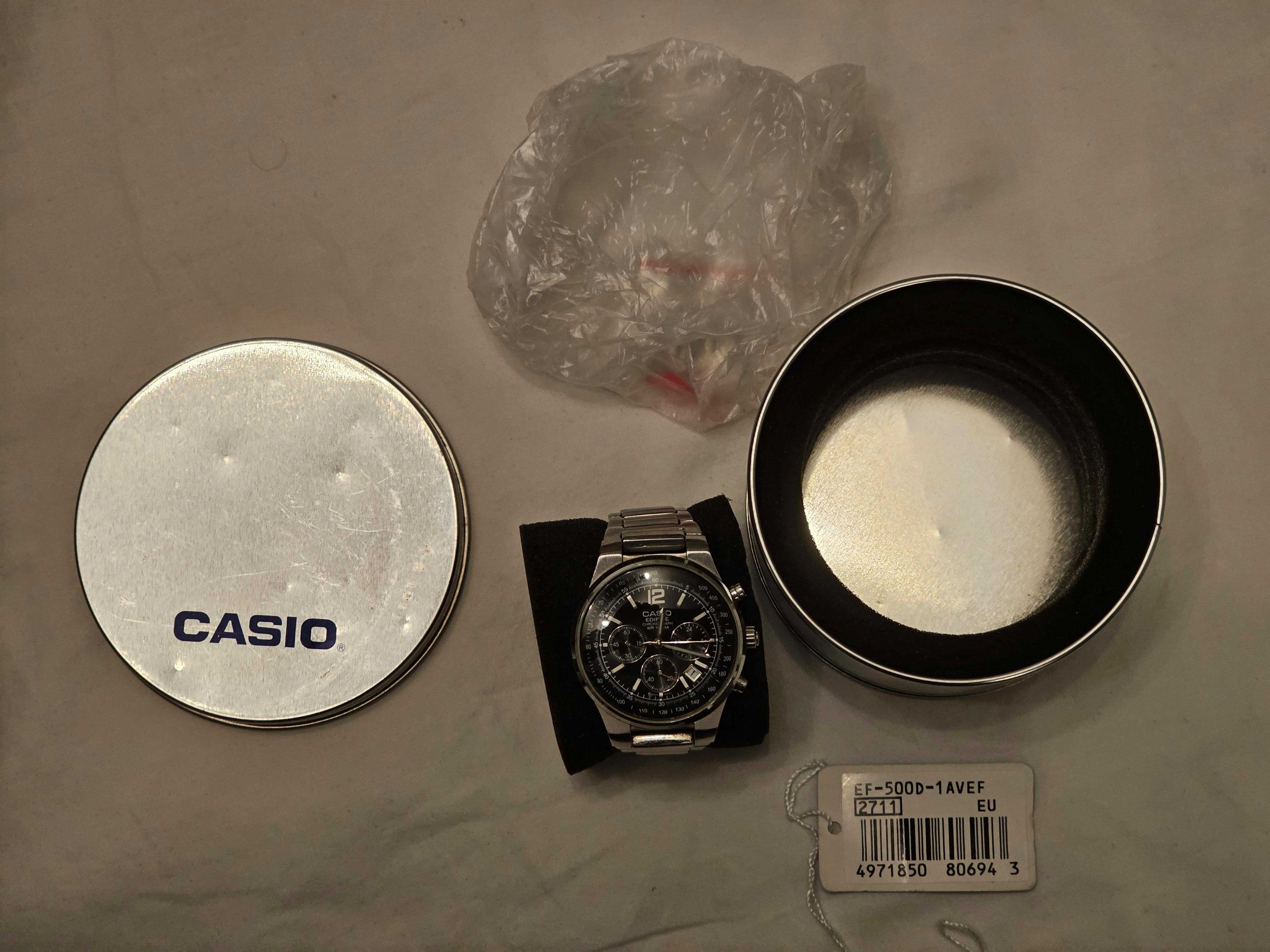 Zegarek męski Casio Edifice Chronograph EF-500D-1AVEF