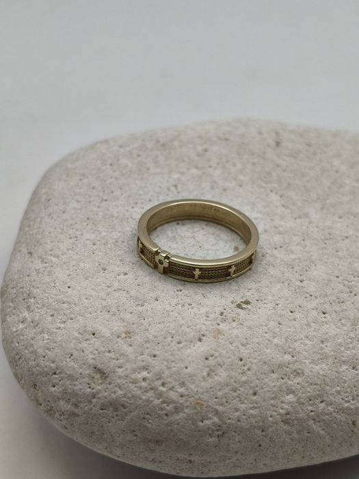 Złoty Pierścionek Różaniec R.10 Pr.585 Nowy Zapraszamy