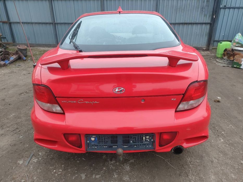 KOMPLETNY TYŁ KLAPA ZDERZAK LAMPA HYUNDAI COUPE TIBURON I LIFT PU