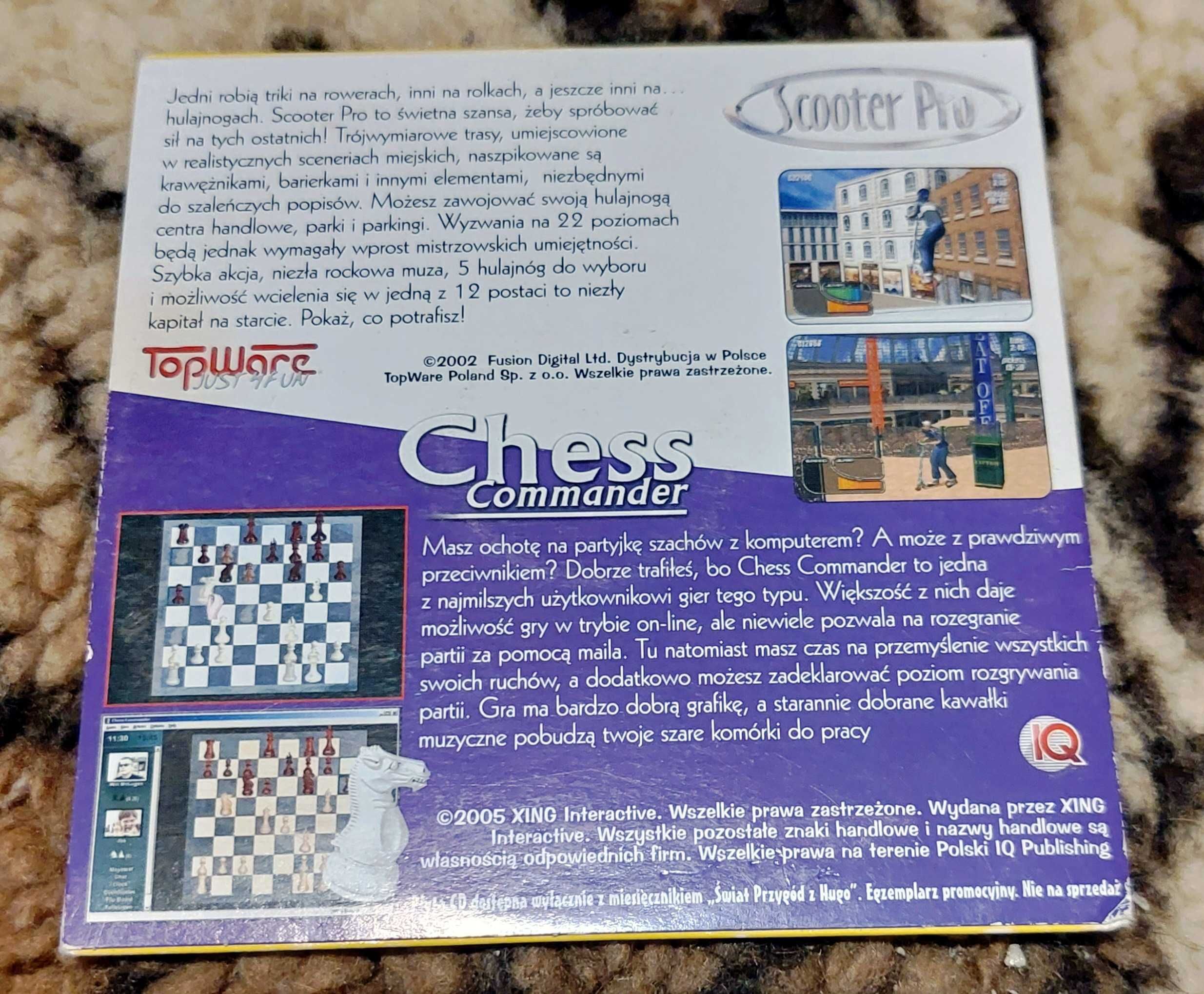 Chess Commander + Scooter PRO | rusz głową ćwicz nogą | gry na PC