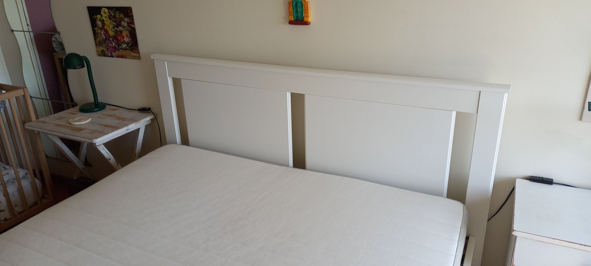 Cama + Colchão + Estrado 160x200