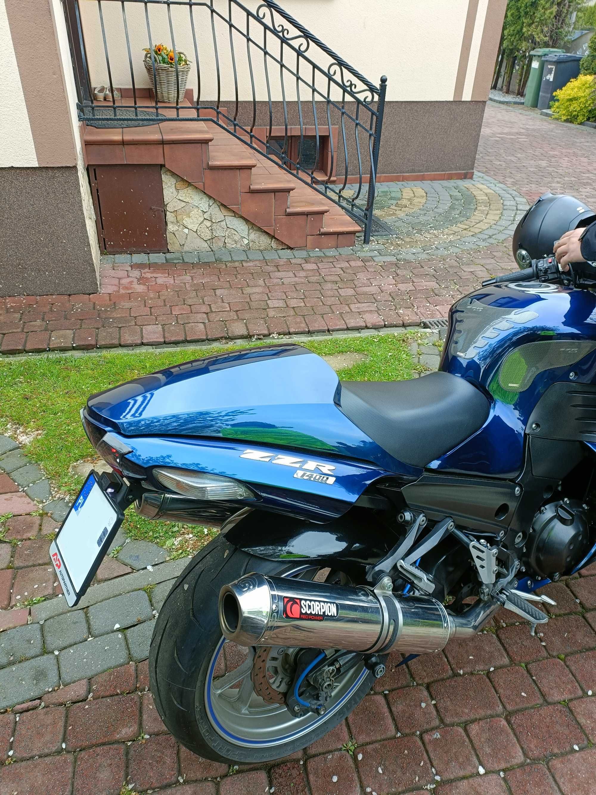 Osłona tylnego siedzenia KAWASAKI ZZR1400 przedlift