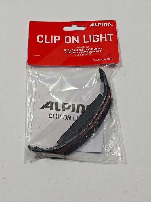 Lampka Rowerowa Led Na Kask Alpina Clip On Light