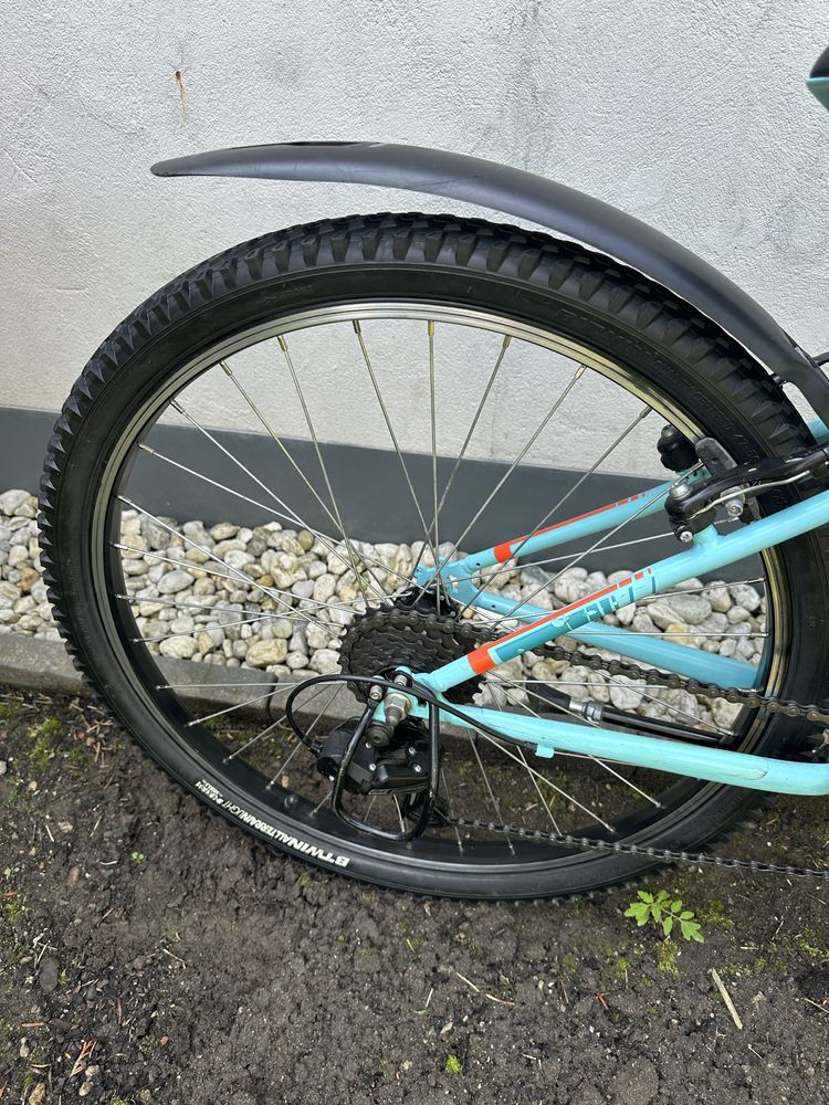 Rower Rockrider ST500 Btwin Koła 24 cale Rower MTB Dziecięcy