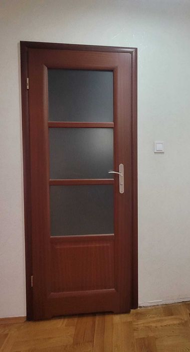 Drzwi łazienkowe 70 lewe, 60 prawe, 80 prawe, drewno, komplet