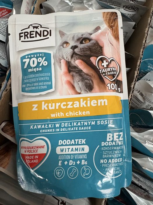 Mokra karma kot Frendi kurczak 80x100g