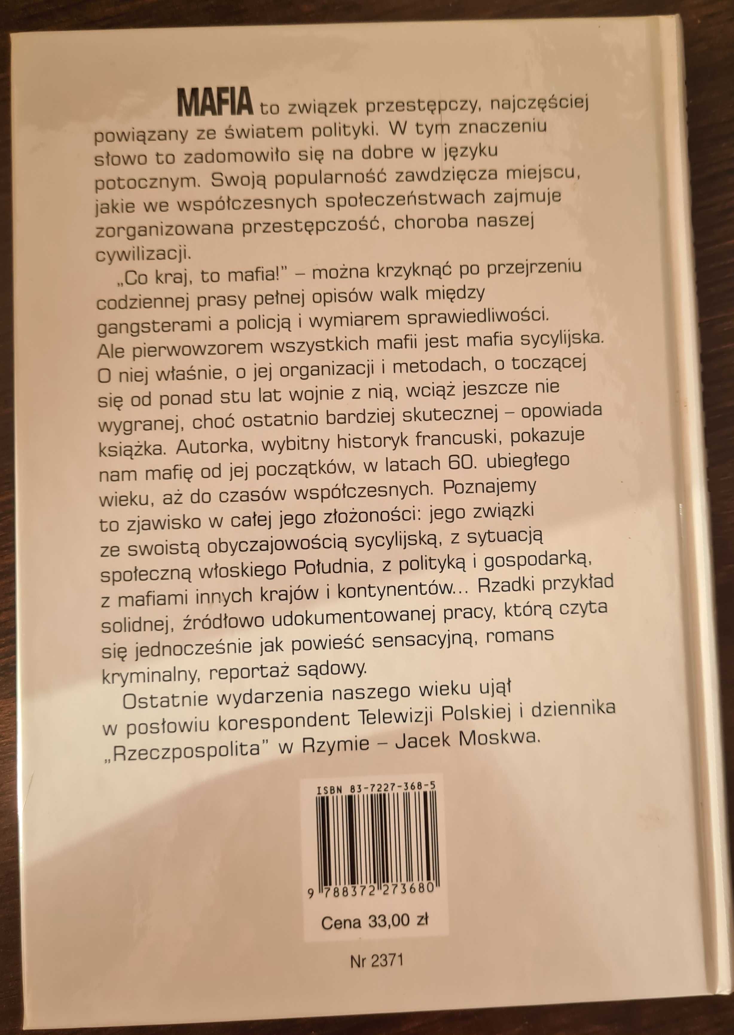 Książka: "Historia Mafii" Marie-Anne Matard-Bonucci